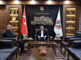 Vali Çiçek, İl Emniyet Müdürü Sinan Ergen’i kabul etti
