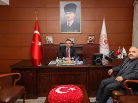 Vali Hacıbektaşoğlu, İl Müftüsü Demir’i kabul etti
