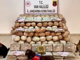 Van’da 333 kilo skunk ele geçirildi
