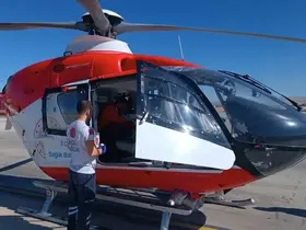 Van’da 34 günlük bebek uçak ambulansla İstanbul’a sevk edildi
