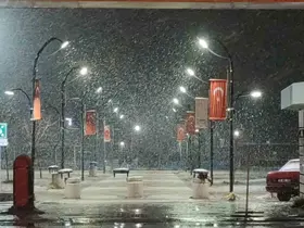 Van’da kar yağışı yeniden etkili oldu
