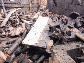 Van’da odunluk yangını
