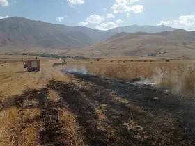 Van’da örtü üstü yangını
