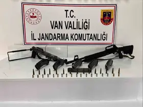 Van’da silah ve mühimmat ele geçirildi
