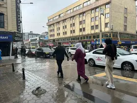 Van’da yağmur yağışı

