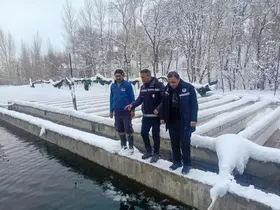 Van’da zorlu kış şartlarında alabalık üretimi mercek altında

