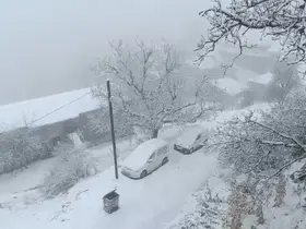 Van’ın Bahçesaray ilçesinde kar etkili oldu
