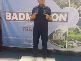 Veteranlar Türkiye Badminton Şampiyonası’nın 3’üncüsü Beypazarı’ndan

