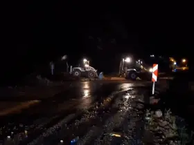 Yağışlar kenti esir aldı, Tunceli-Ovacık ve Tunceli-Erzincan yolları kapandı
