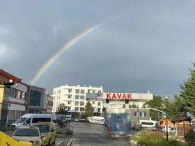 Yağmur sonrası gökkuşağı güzelliği
