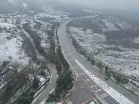 Yalova’da kar yağışı
