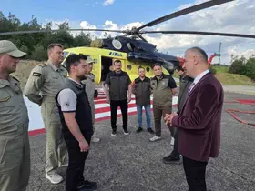 Yangın söndürme helikopteri Karabük’te göreve başladı
