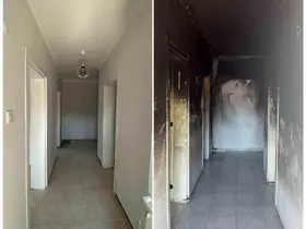 Yangının izleri ‘Güvenli Yuvam’la silindi
