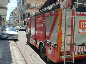 Yanlış park itfaiyenin erken müdahalesini engelledi
