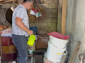 Yaşlı kadının yılan korkusuyla yardım çağrısında bulunduğu eve itfaiyeden müdahale
