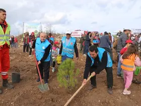 Yatağan’da fidanlar geleceğe nefes oldu
