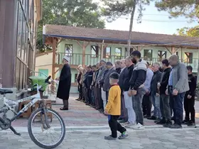 Yeğeni tarafından öldürülen amca son yolculuğuna uğurlandı
