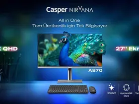 Yeni All in One bilgisayar modeli, QHD ekran ve yapay zekâ desteğiyle tanıtıldı
