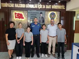 Yenipazar’da öğrenciler Emniyet Amirliği’nde ağırlandı

