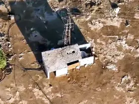 Yer altındaki 3 kaçak trafo yapay zeka entegre edilmiş dronla tespit edildi
