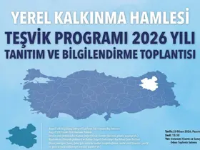 Yerel kalkınma hamlesi teşvik programı Erzurum’da tanıtılacak
