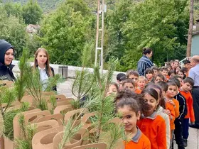 Yeşil vatan için her öğrenciye bir fidan

