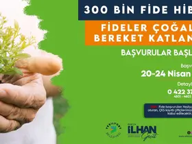 Yeşilyurt Belediyesi 300 bin adet fide dağıtımı yapacak
