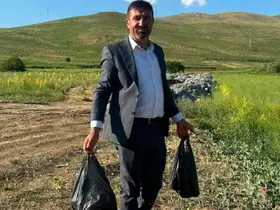 Yol kenarına atılan bira şişeleri köylüyü isyan ettirdi
