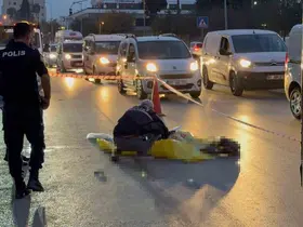 Yolun karşısına geçerken kamyonun çarptığı yaşlı adam öldü
