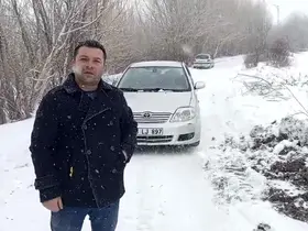 Yozgat’ta mahsur kalan araç özel idare ekiplerince kurtarıldı
