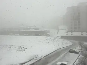 Yüksekova’da nisan ayında kar esareti
