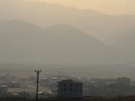 Yüksekova’da toz bulutu etkili oldu
