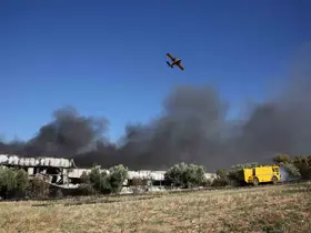 Yunanistan’da gösteri sırasında düşen savaş uçağındaki 2 pilot hayatını kaybetti
