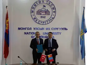 Yunus Emre Enstitüsü ile Moğolistan Devlet Üniversitesi arasında mutabakat zaptı imzalandı
