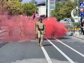 Zaferin 104. yılında komandolardan nefes kesen gösteri
