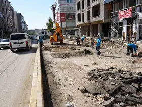 Zey Caddesi’nde altyapı tamamlandı, asfalt çalışması başladı
