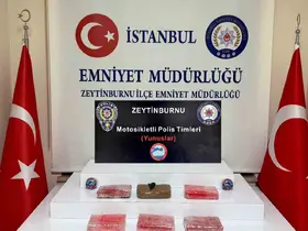 Zeytinburnu’nda durdurulan araçta 6 kilo 650 gram kokain ele geçirildi
