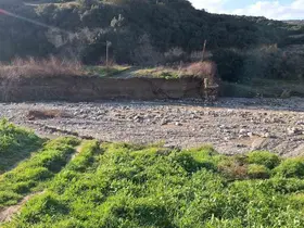 Ziyanlar’da dere taştı, tarım arazileri zarar gördü
