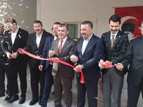 Zonguldak protokolü tesis açılışında bir araya geldi
