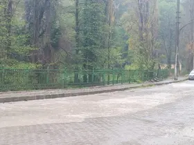 Zonguldak’ta sağanak yağışla birlikte göle döndü
