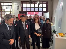 Zonguldak’ta şehit ve gazi yakınlarının seramik eserleri sergilendi

