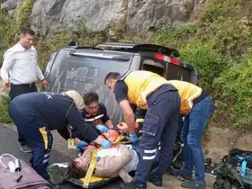 Zonguldak’ta yağış kazayı beraberinde getirdi: 1 yaralı
