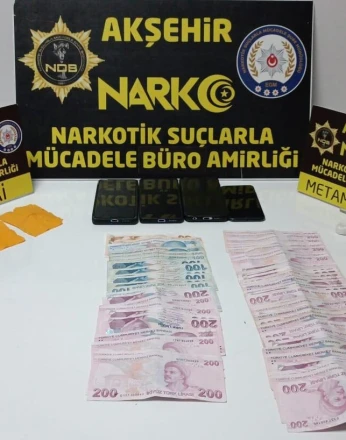 Akşehir'de uyuşturucu operasyonu
