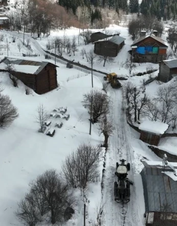 Artvin Orman Bölge Müdürlüğü’nden karla mücadeleye destek 