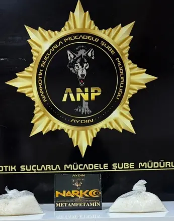 Aydın’da ticari takside 1 kilo 21 gram metamfetamin ele geçirildi