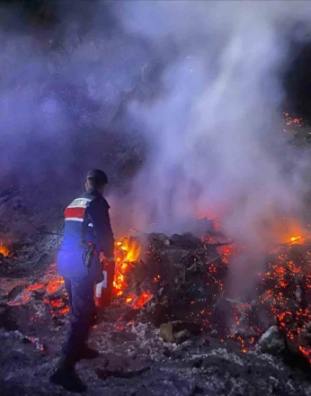 Bilecik’te otluk alanda çıkan yangın korkuttu