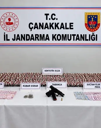 Çanakkale’de narkotik operasyonu, 2 şüpheli tutuklandı