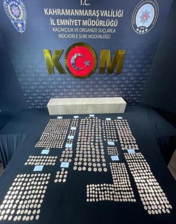 Kahramanmaraş’ta sahte altın operasyonu: 977 parça sahte altın ele geçirildi