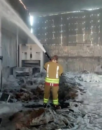 Kahramanmaraş’ta fabrika yangını