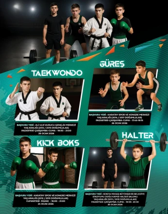 Karatay Belediyespor Kulübü altyapısı için seçmeler başlıyor